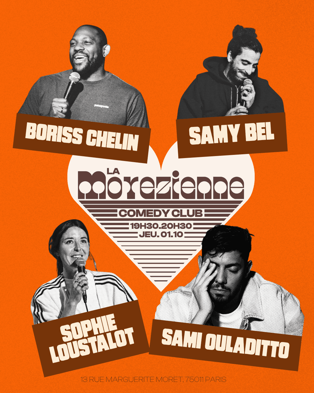Boriss Chelin, Sami Ouladitto, Sophie Loustalot & Samy Bel